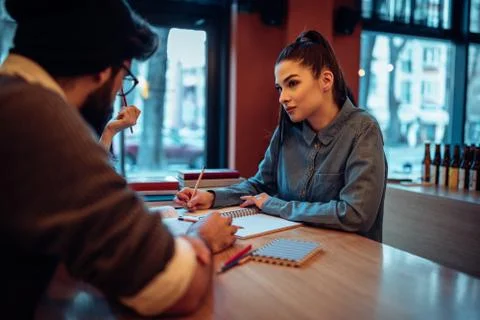 Preparing for the test Stock Photos