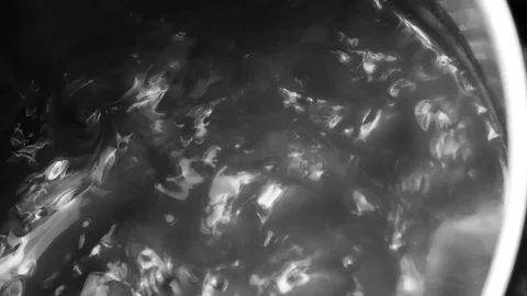 Preparing tomato soup. Black and white. Stock Footage 75343404