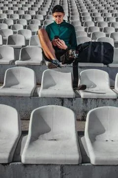 Preparing for training with the help of technology Stock Photos