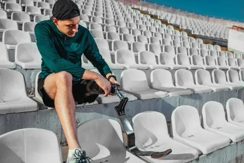 Preparing for training Foto stock