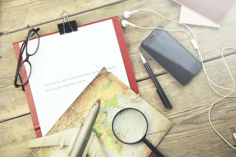 Preparing on  trip Stock Photos