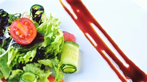 Preparing tuna salad Stock Footage 85598556