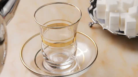 Preparing Turkish tea Stock Footage 23714886