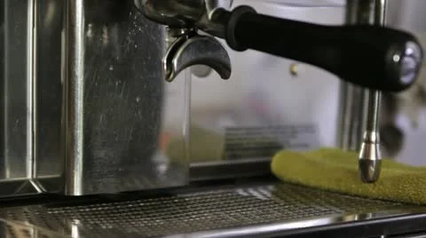 Preparing two cups of coffee Stock Footage 11482237