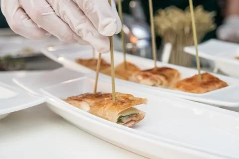 Preparing unleavened bread. Stock Photos