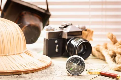 Preparing for a vacation trip Stock Photos