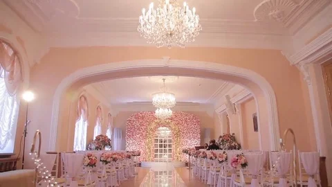 Preparing Wall from the Flowers of the roses Stock Footage 69262240