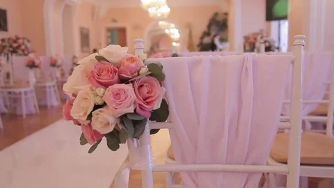 Preparing Wall from the Flowers of the roses Stock Footage 69262563