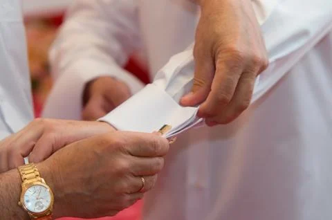 Preparing for the wedding Stock Photos