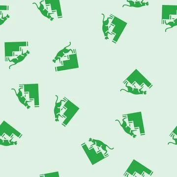 Up preposition english glyph seamless pattern Stock Illustration