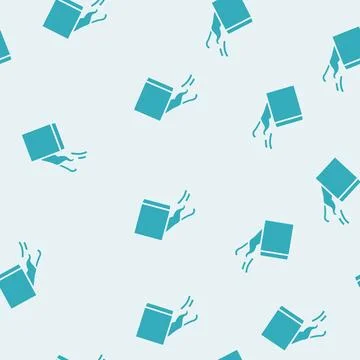 Into preposition english glyph seamless pattern Stock Illustration