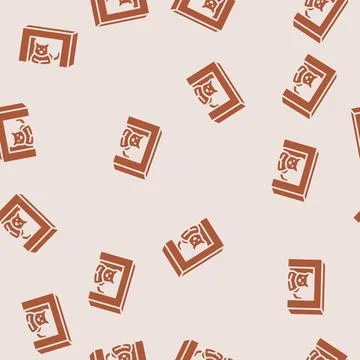At preposition english glyph seamless pattern Stock Illustration