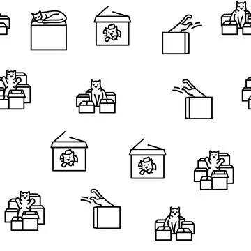 Preposition english language vector seamless pattern Stock Illustration