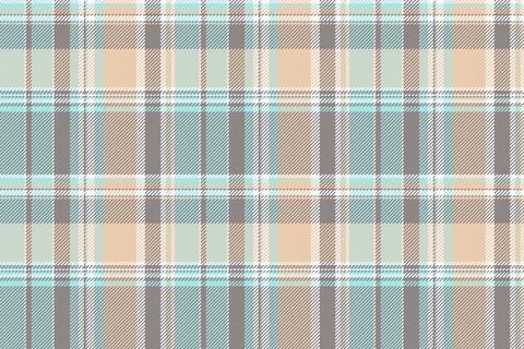 Preppy textile texture plaid, custom vector check pattern. Worn background .. Stock Illustration