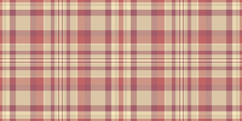 Preppy textile vector seamless, border pattern texture tartan. Trend plaid .. Illustrazione stock