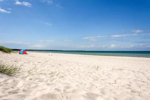 Prerow beach Foto stock