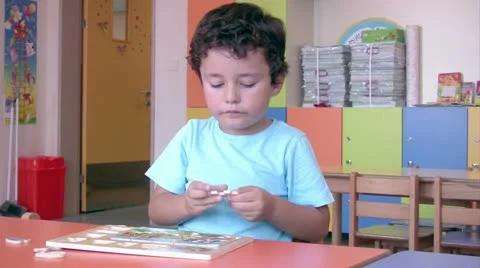 Preschool Student Stock Footage 12192172