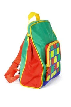Preschooler backpack Stock Photos