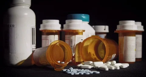 Prescription Medication Stock Footage 87224596