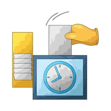 Presence illustration Stock Illustration