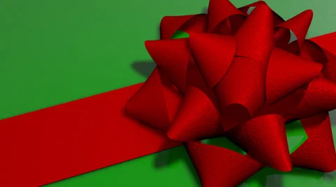 Present &amp; Bow Background Loop 動画素材 33487983