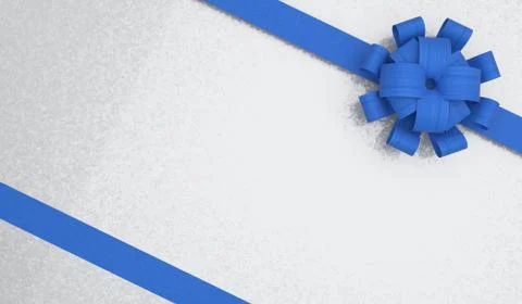Present Bow With Ribbon Illustrazione stock