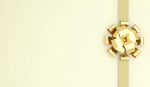 Present Bow With Ribbon Illustrazione stock