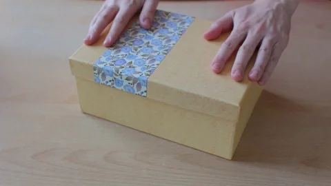 Present box Stock Footage 72297547