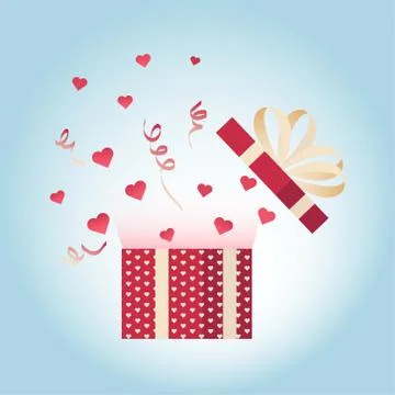 Present box, Gift box vector illustration Stockillustratie