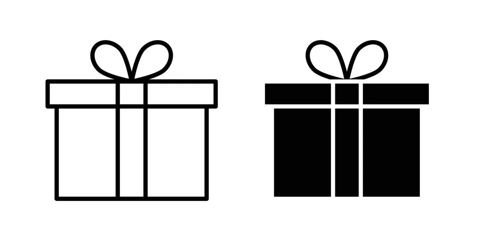 Present box icon graphic design. web icons vectors Stock Illustration