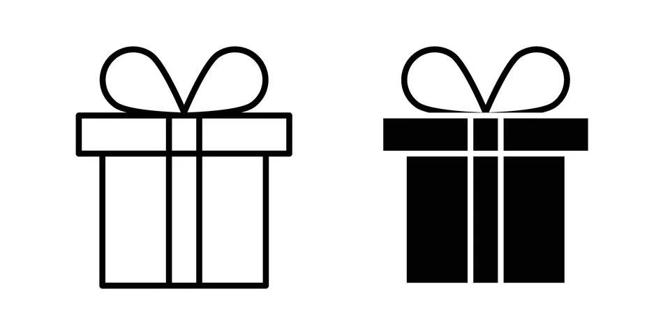 Present box icon vector design illustrations Stock Illustration