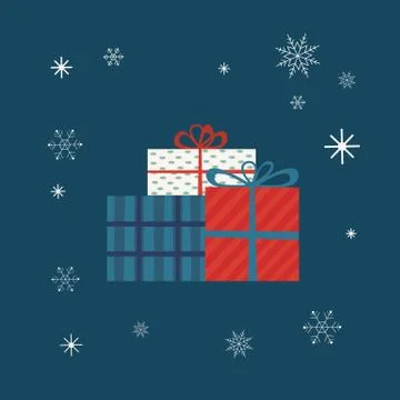 Present boxes icon Stock Illustration