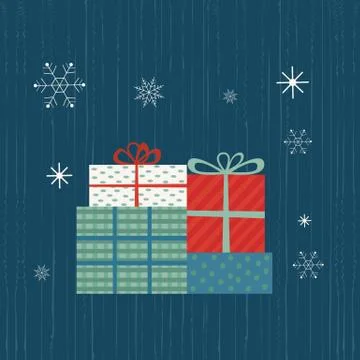 Present boxes icon Stock Illustration