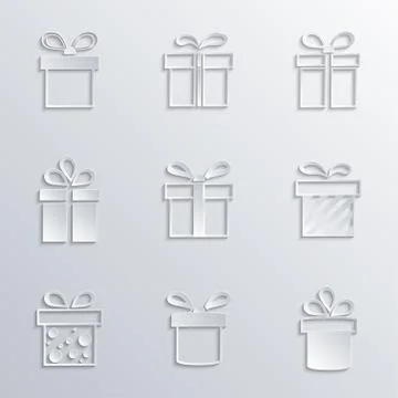 Present boxes Stock Illustration