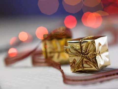 Present boxes 스톡 사진