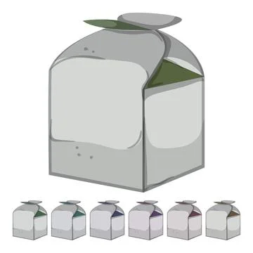 Present gift box cartoon vector graphic Stock Illustration