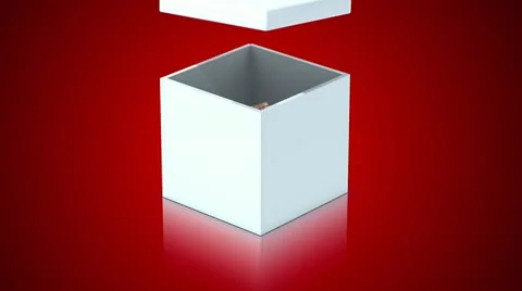 Present gift making animation. Building 스톡 동영상 12533226