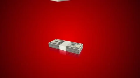 Present gift making animation. money Stock Footage 12533237