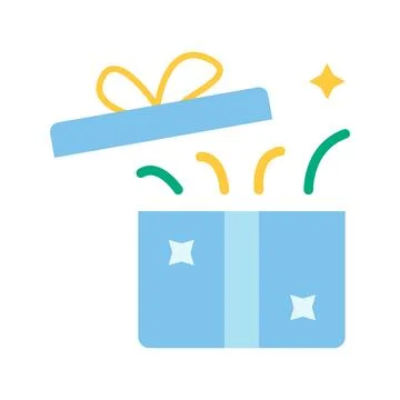 Present Icon Image. Stock Illustration