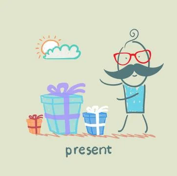 Present Stock Illustration