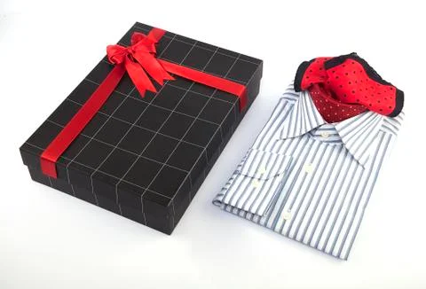 Present on isolated white background Stock Photos