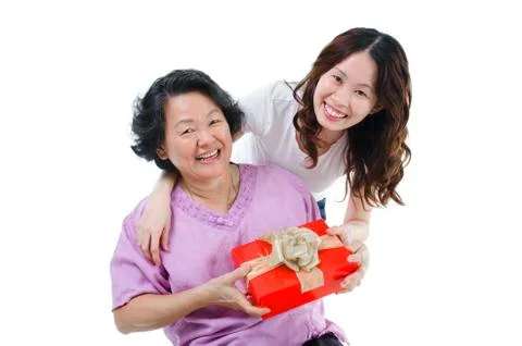 Present for mother Stock Photos