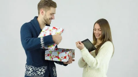 Present for the New Year Stock Footage 67456177