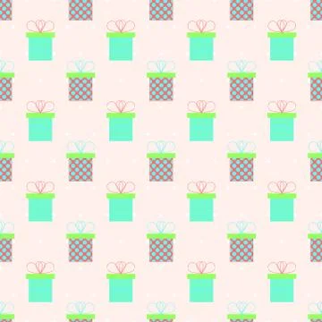 Present or gift boxes. Flat vector. Bright colors. Celebration concept. イラスト素材