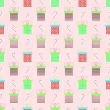 Present or gift boxes. Flat vector. Bright colors. Celebration concept. イラスト素材