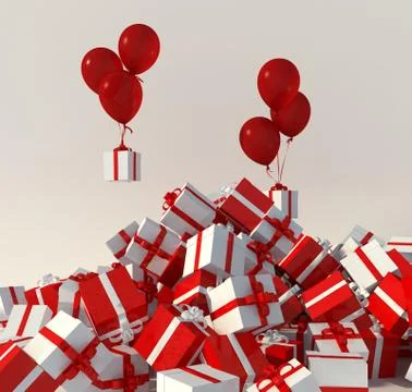 Present party Illustrazione stock