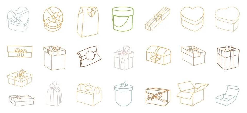 Present pattern. Vector background. Stock Illustration