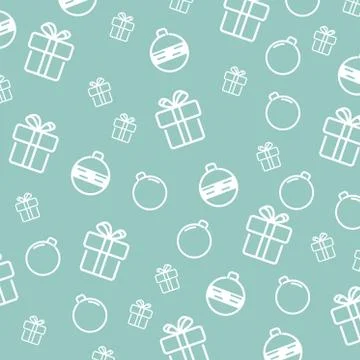 Present seamless pattern. Vector background. vector illustration Illustrazione stock