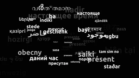Present Translated in 58 Worldwide Languages Endless Looping 3d Zooming Wordc Stock Footage 145216453