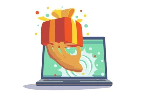 Present from website Stock Illustration